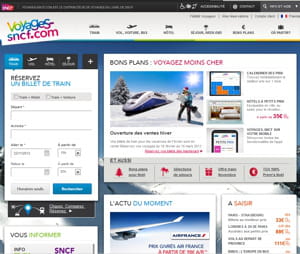 voyages-sncf.com : 7,2 millions de visiteurs par mois, selon la fevad.