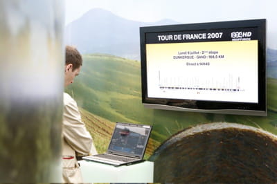 le tour de france est retransmis en hd sur la tv d'orange