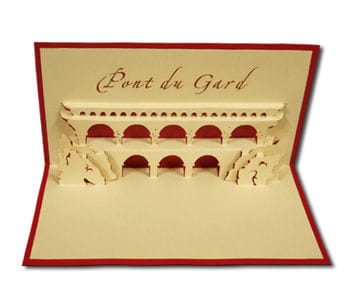 cartes kirigami, de 4 à 7 euros.