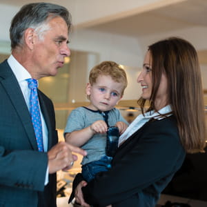 c'est l'occasion de faire venir les enfants sur le lieu de travail.