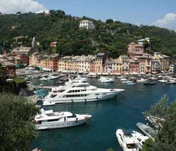 le joli port de portofino.