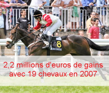 son cheval, princesse d'anjou, a gagné en mai dernier le grand-steeple-chase de