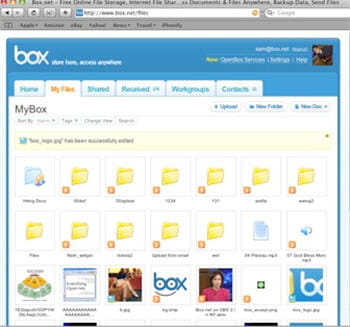 la solution box.net