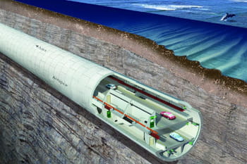 le futur tunnel double et sous-marin d'istanbul.