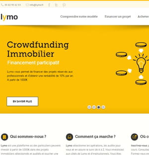 lymo promet un rendement de 10% sur ses projets de promotion.