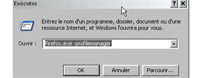 pour accéder à la création de profils