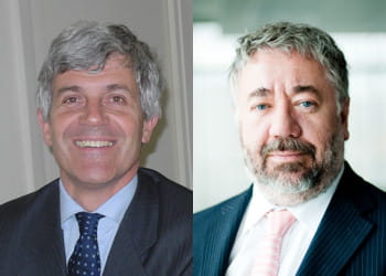 christophe crémer, fondateur de meilleurtaux (à gauche). christian camus (à