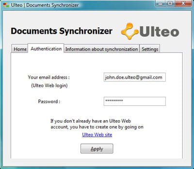 la fonction document synchronizer à l'oeuvre