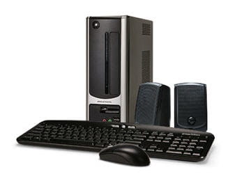 un ordinateur de bureau emachines