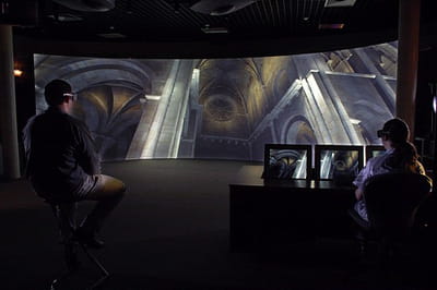 simulation d'un projet pour illuminer l'abbatiale de figeac, au sein de la salle