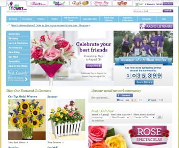 1800 flowers est le 1er e-marchand us de la catégorie 'fleurs et cadeaux'