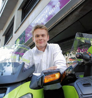 cyril masson est le fondateur de citybird, une société de taxis motos.