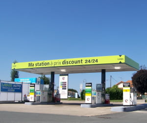 le prix du gazole dans les stations ecomarché a baissé de 4,22% en 2009.