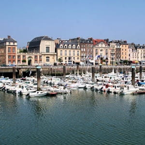 le port de dieppe.