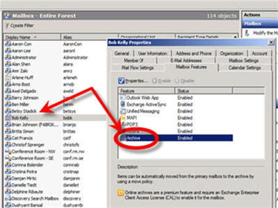 exchange server 2010 permet de réduire le nombre de lectures / écritures sur les