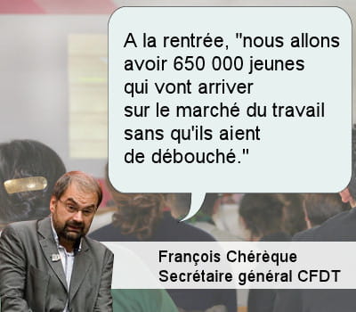 françois chérèque, secrétaire général de la cfdt.