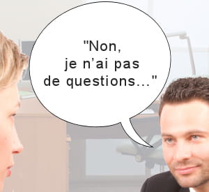 il vaut toujours mieux avoir une question en réserve.