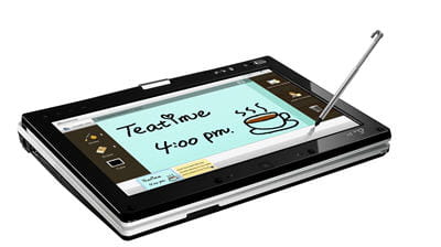 un écran tactile sur pc portable