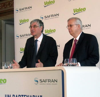 jacques aschenbroich, directeur général de valeo, et jean-paul herteman,