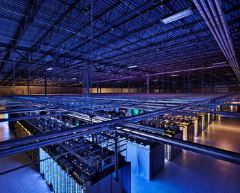 le centre de données de google à council bluffs dans l'iowa aux etats-unis