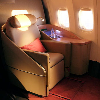 l'espace première d'un boeing 777
