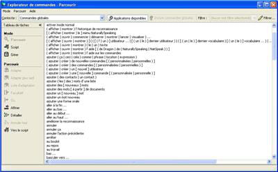 ajouter des commandes vocales sous dragon naturally speaking 10