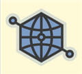 le symbole officiel de l'open graph de facebook.