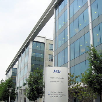 le siège de p&g france, à asnières.