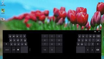 plusieurs claviers sont proposés par windows 8, dont un qui se prête plutôt bien