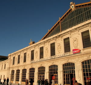 la gare saint-charles de marseille.