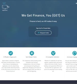 spout a créé son propre outil de connexion à des services bancaires.