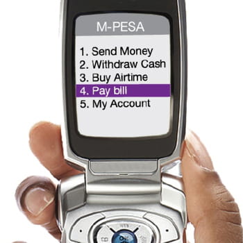 le service bancaire sur mobile m-pesa