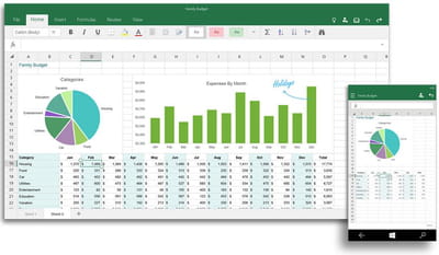 excel pour w10