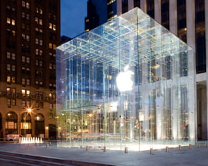 le magasin apple de la 5e avenue à new york.