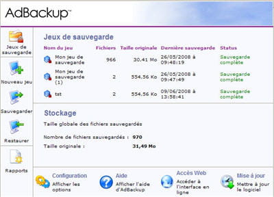 console adbackup