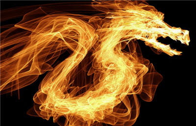 le résultat d'une peinture réalisée avec le site flame