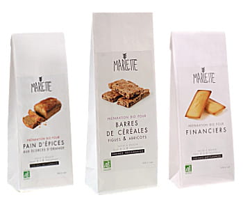 ces sachets permettent de réaliser ses desserts maison.
