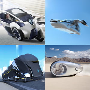 ces moyens de transport ne ressemblent à rien de connu jusqu'à présent.