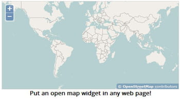 comme l'explique le site officiel, openlayers permet d'insérer une carte dans