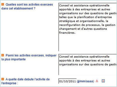 c'est votre activité principale qui vous attribuera votre code naf.