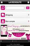 la version mobile du site de la redoute.