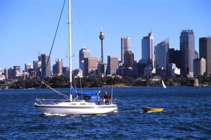 une vue de sydney.