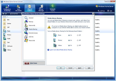 windows home server