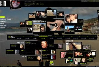 le kin studio sur un écran de pc