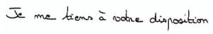 ecriture liée