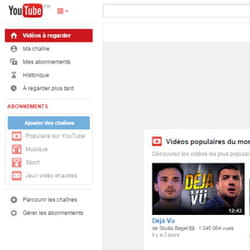 page d'accueil youtube france.