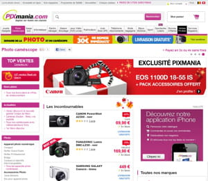 pixmania compte 4,2 millions de visiteurs uniques par mois, selon le dernier