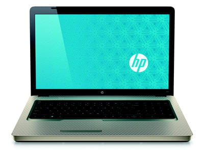 le hp g72 de face
