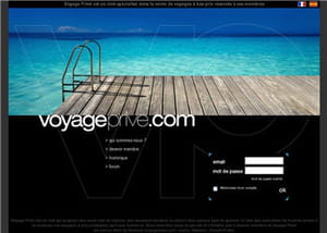 page d'accueil voyage privé