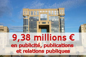 montant calculé par la rédaction à partir du budget primitif 2011